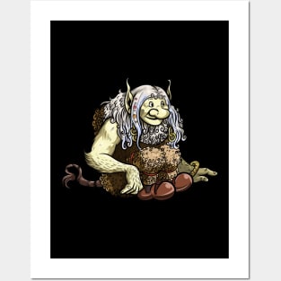 Enchanting Swedish Troll: A Mythical Design Posters and Art